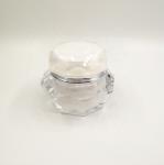 Recyclable Acrylic Plastic 50ml Face Cream Jars Screen Printing