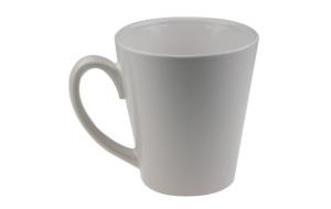 China 12oz Subimation Whit Ceramic Conic Mug wholesale