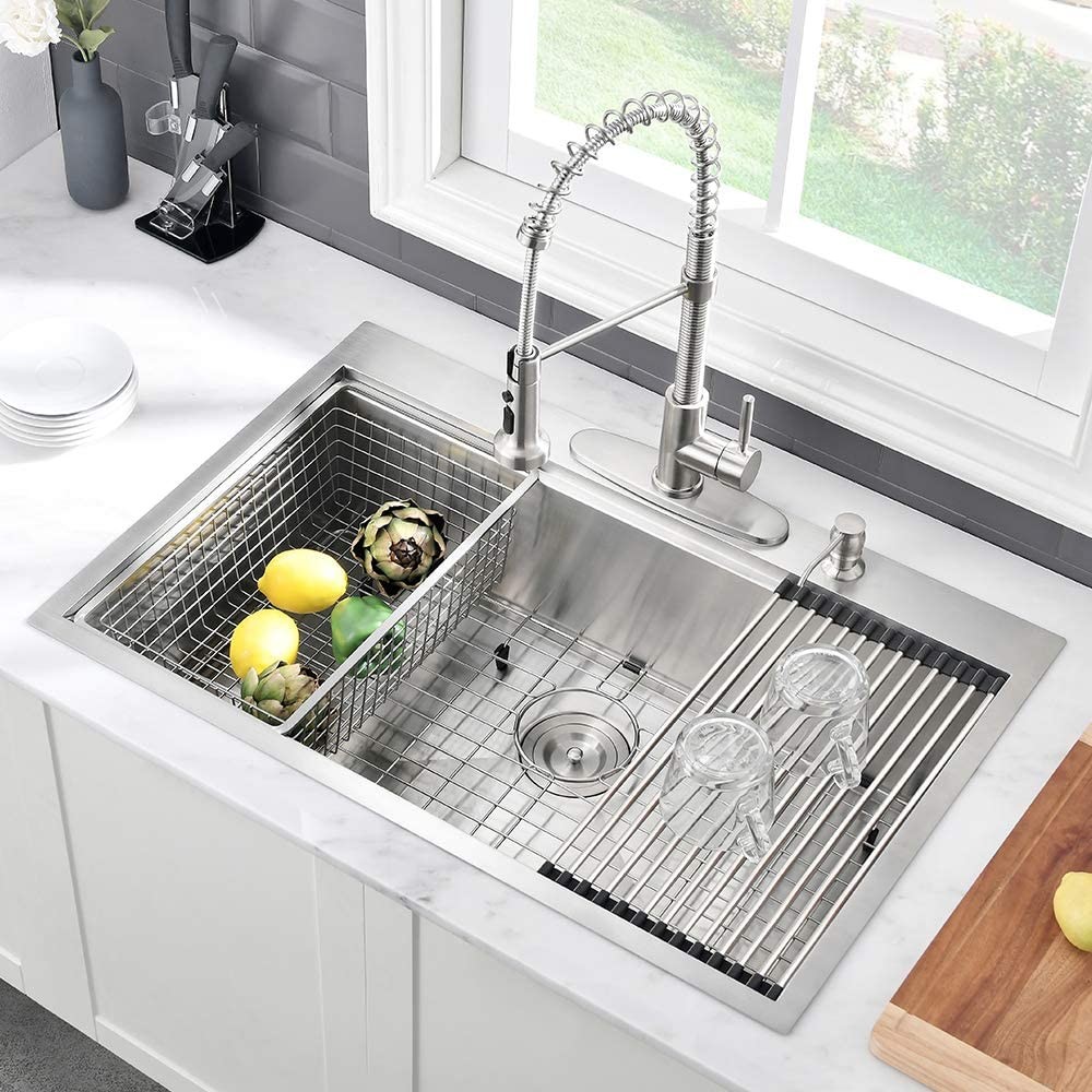 33' Topmount Stainless Steel Sink