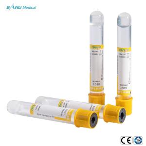 China Disposable Gel Clot Additive SSGT Plastic Vaccum Blood Collection Tubes wholesale