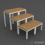 TGL Gondola Store Shelving , ODM Supermarket Display Stand Steel Wood Material