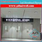 Hanging Acrylic LED Directional Signage for Airport