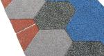 Outdoor Fish Scale Asphalt Shingles For Modern Hotel Design 2.6mm Thickness