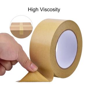China Fiberglass Reinforced Gummed Kraft Fiber Packing Printed Packaging Colour Printing Paper Tape wholesale