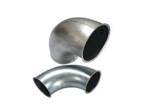 China Welding Elbow Pipe Fitting , Industry Dust Removal Metal Dust Collection Pipe wholesale