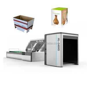 China 1300mm Max Feeding Size Flute Laminating Machine 1200mm Max Sheet Size wholesale