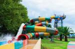 OEM Commercial Garden Play Center Water Games Fiberglass Slide For Children
