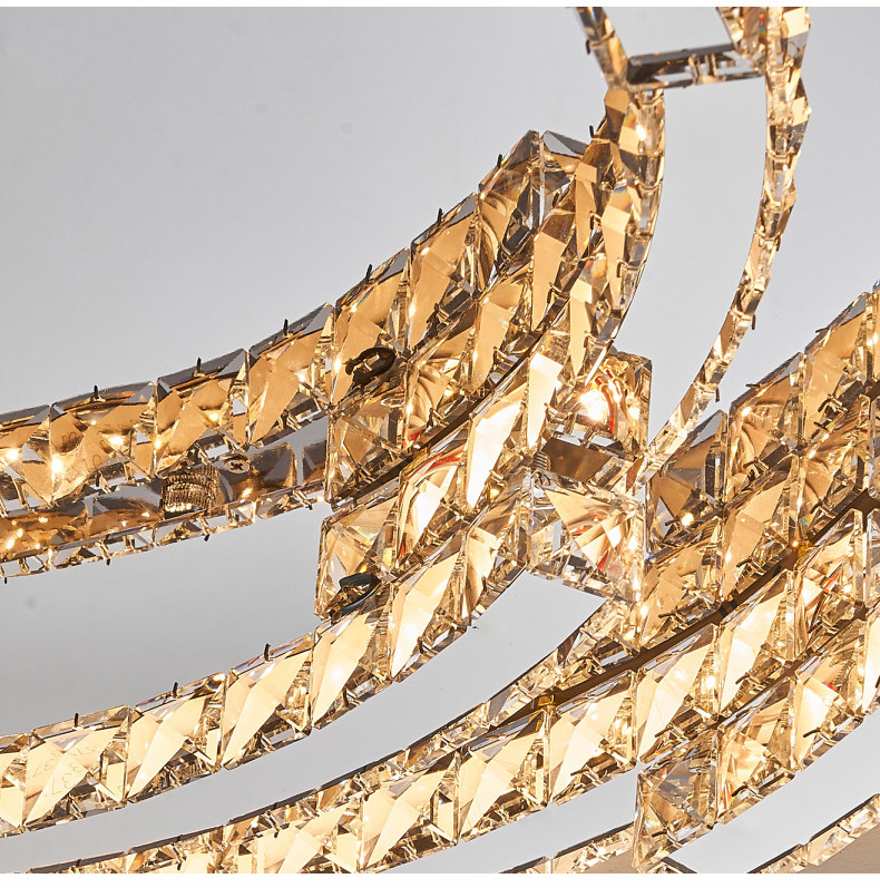Luxury Crystal Ceiling Lamp Suitable for Living Room Bar Bedroom Ceiling Lamp(WH-CA-102)