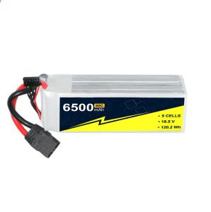 China Fast Charge Capable RC Car Lipo Battery Hard Case 18.5V 5S 6500mah 60C wholesale