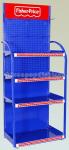 Free Standing Retail Gondola Shelving Multi - Layer Advertising Metal Shelving