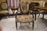 2016 Alibaba Hot sale oval back genuine leather dining chair TV-008