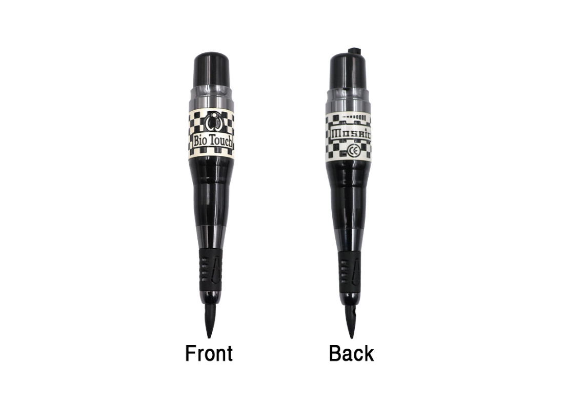 Black Biotouch Permanent Makeup Tattoo Kit Eyebrow Rotary Pen