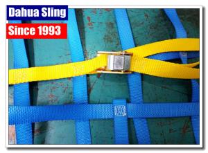 China Green Nylon Webbing Tape 6g / M Roll , Heavy Duty Nylon Straps 80kg Breaking Strength wholesale