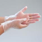 CE Safty Disposable Medical PVC Gloves , Latex Free Powder Free Disposable