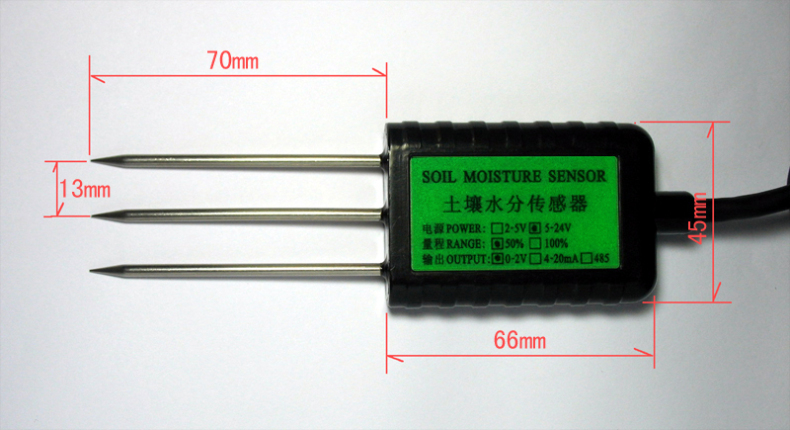 3.3V 2-5V DC Power Supply FDR Soil Temperature Moisture Sensor for Crop Irrigation
