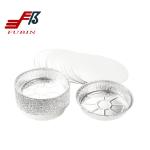 FDA Disposable Round Foil Trays Aluminum Pizza Pan With Lids