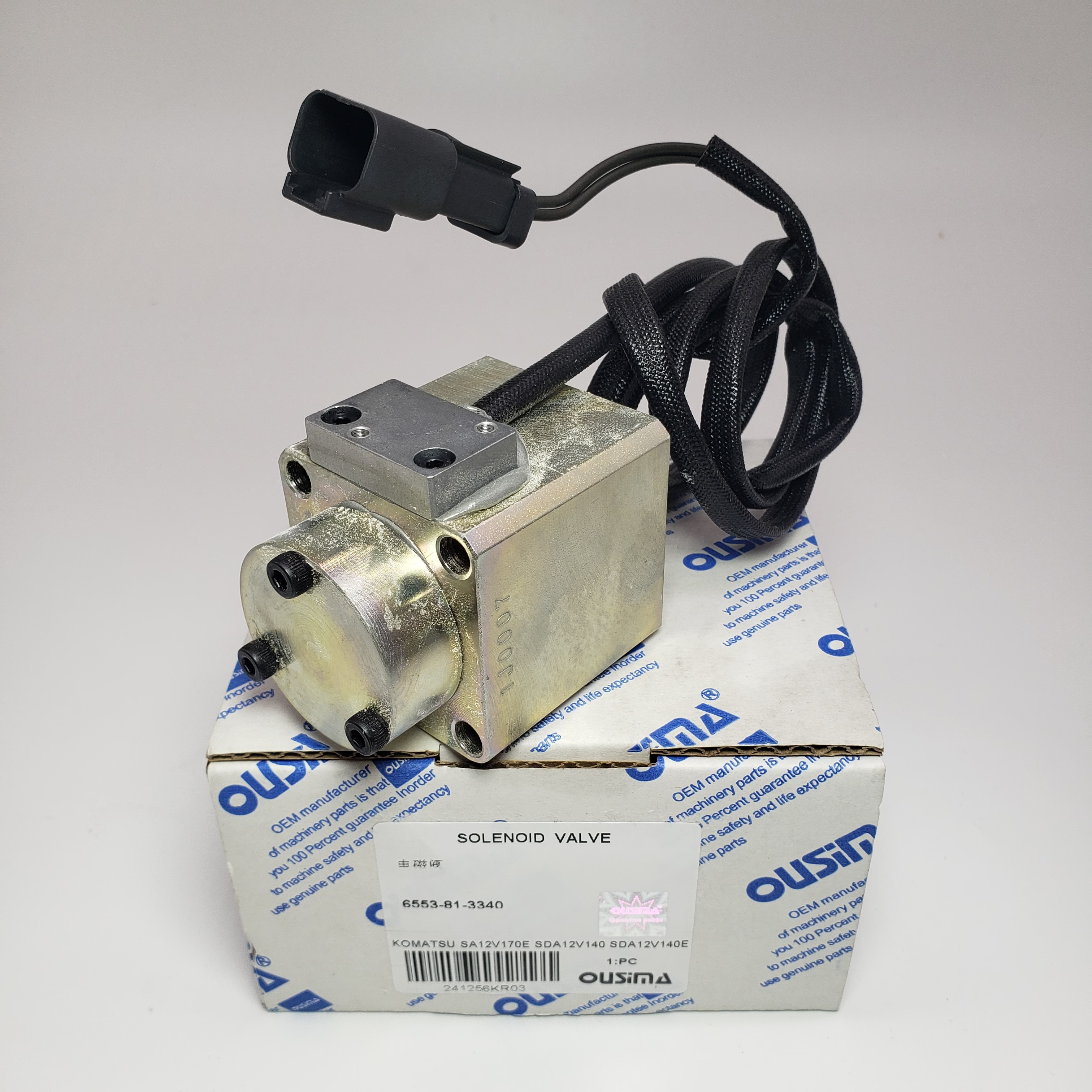 Solenoid Valve 6553-81-3340 For KOMATSU SA12V170E-2A SDA12V140-1C