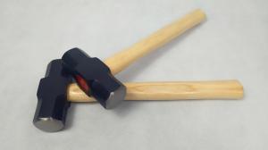 China Black color plastic spraying surface wooden handle 2LB weight forged steel Sledge hammer wholesale