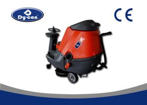 China Outdoor Ride On Floor Scrubber Cleaning Machine Three Wheels Battery Powered wholesale