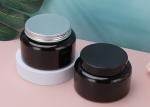 Powder Aluminum Cap Plastic Screw Top Bottles 180ml Cosmetic Jars