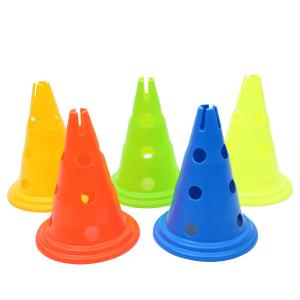 China Round Bottom Soccer Training Equipment 30cm 50cm Sports Training Cones wholesale