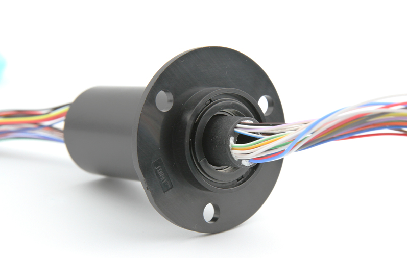 24 Circuit Miniature Slip Ring Compact Capsule Rotary Electrical Interfaces
