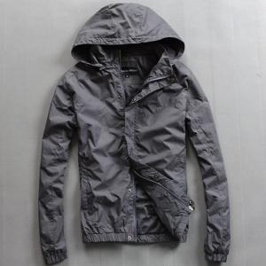 China Lightweight Nylon Waterproof Men'S Windbreaker Jacket Black Or Custom Color wholesale
