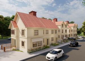 China 3 Storey Prefabricated Apartment Buildings With Light Steel Frame House Lgs Construction wholesale