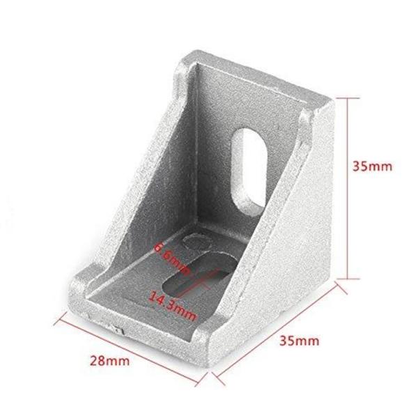 Quality 3d Printer Aluminum Extrusion Profiles / Aluminum Angle Bracket for sale