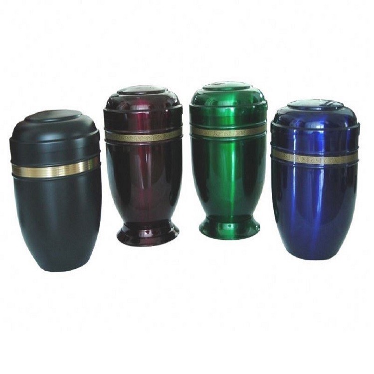 Diameter 18cm Personalized Pet Urn Size 18 X 24cm Black Color Thickness 0.6mm
