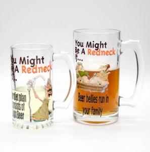 China Color Print Decorated Mug Craft Beer Glasses wholesale
