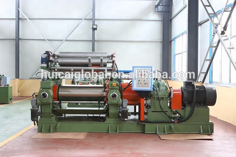 Two Roll Mixing Mill for 50kg Compound Feeding Capacity and Max Roll Space 0.1-12mm