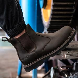 China Classic Round Toe Waterproof Woodland Chelsea Fashionable Work Footwear wholesale