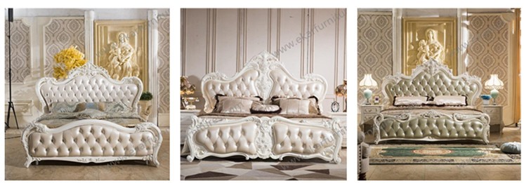 China bed making factory high quality fashionable king size bed 6018