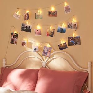 China Photo Clip String Lights LED Battery Pictures Bedroom Wall Patio Halloween Thanksgiving Christmas Party Wedding Decor wholesale