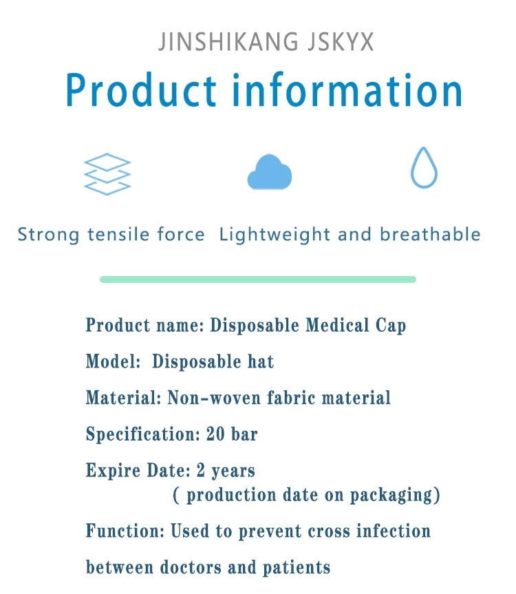 Dental medical Disposable non woven caps Bouffant Cap For sale