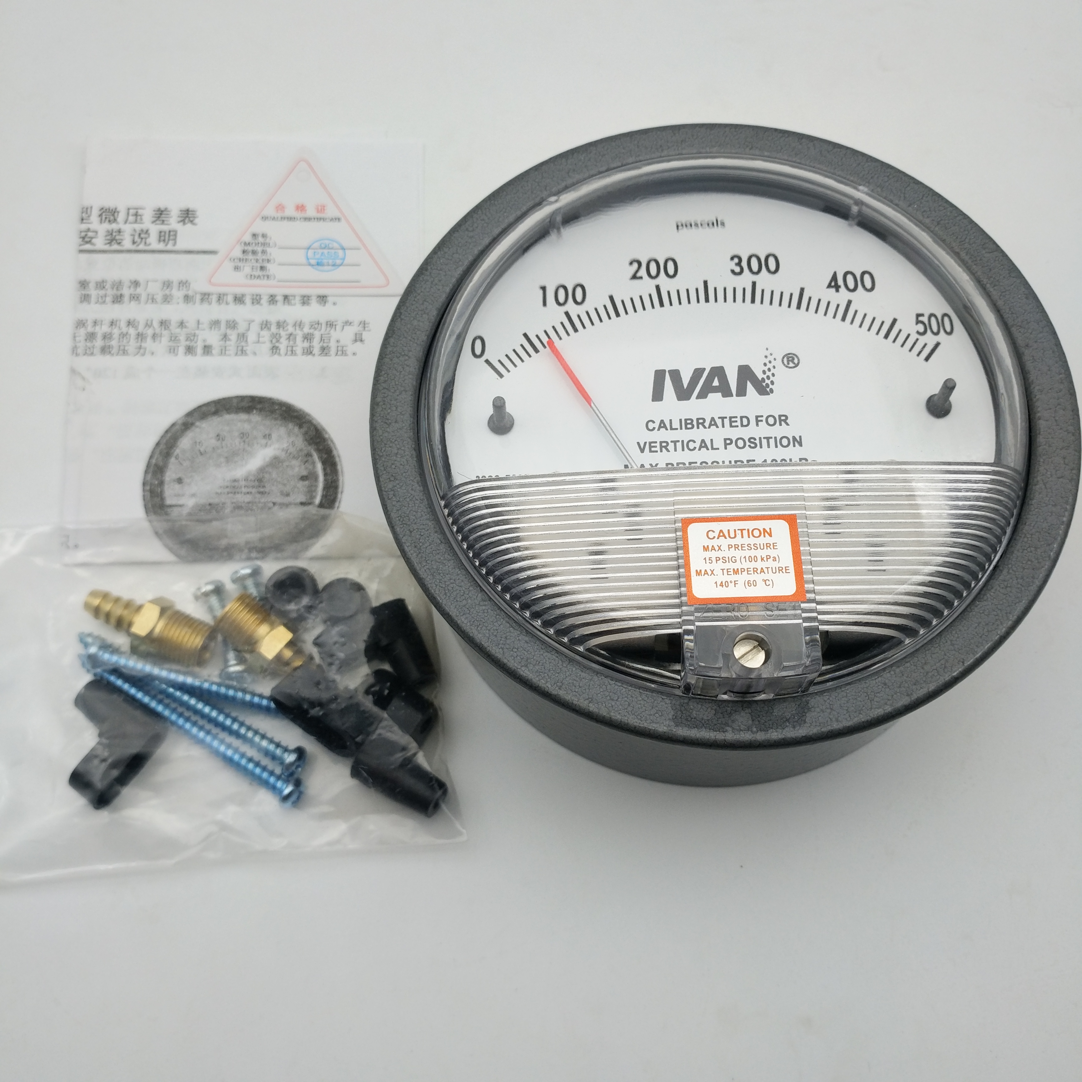 Pressure Differential Indicator Transmitter With Max. Pressure 15 PSI And 560g
