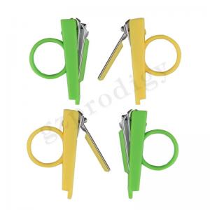 China Professional Baby Nail Clippers Green Color Steel Fashion Nail Part Cutter Health Care Kit wholesale