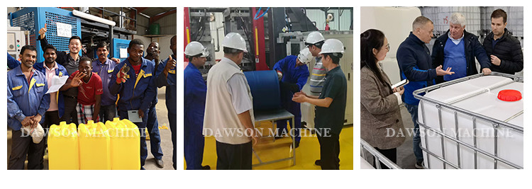 High Productivity Extrusion Moulding Machine For 2-5L Laundry Detergent Bottle HDPE LDPE PP