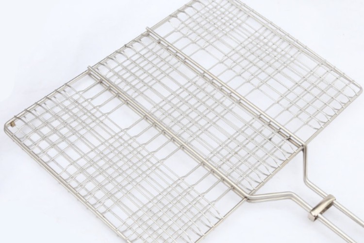 Square BBQ Grill Net Stainless Steel Grill Net 20/40 Mesh Size