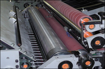 Single Three Layers Automatic Flute Laminator Middle Speed DF-1650EL