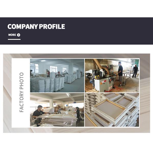 Blank White Stretched Canvas with Pine Wood Frame and Waterproof 280g Cotton Linen for Acrylic Oil Painting