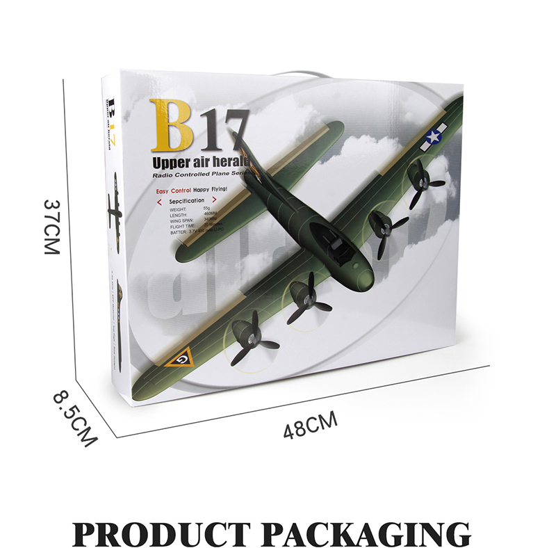 State of Assembly Ready-to-Go Foam Glider Toy Gift Toys Fx-817 Aircraft Model B17 Bomber Outdoor Remote Control Fixed-wing
