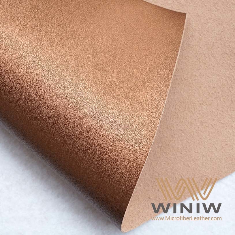 Leather Substitute Material Brown Faux Leather Upholstery Fabric for Handbags PVC Leather