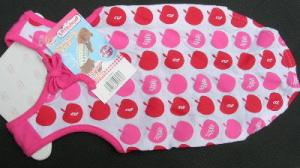 China printed pet vest 100% cotton wholesale