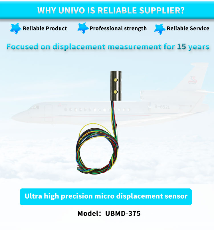 High Precision 24VDC 3Vrms Power LVDT Sensor for Micro Displacement Control System