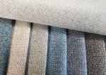 100% Polyester Upholstery Sofa Fabric Linen Plain Dyed Fabric