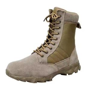 China Tactical Footwear Leather And Nylon Fabric Comfortable Training Shoes wholesale