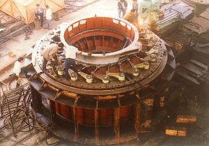 China Oil-water Cooling Vertical Kaplan Turbine Hydraulic Turbine System wholesale