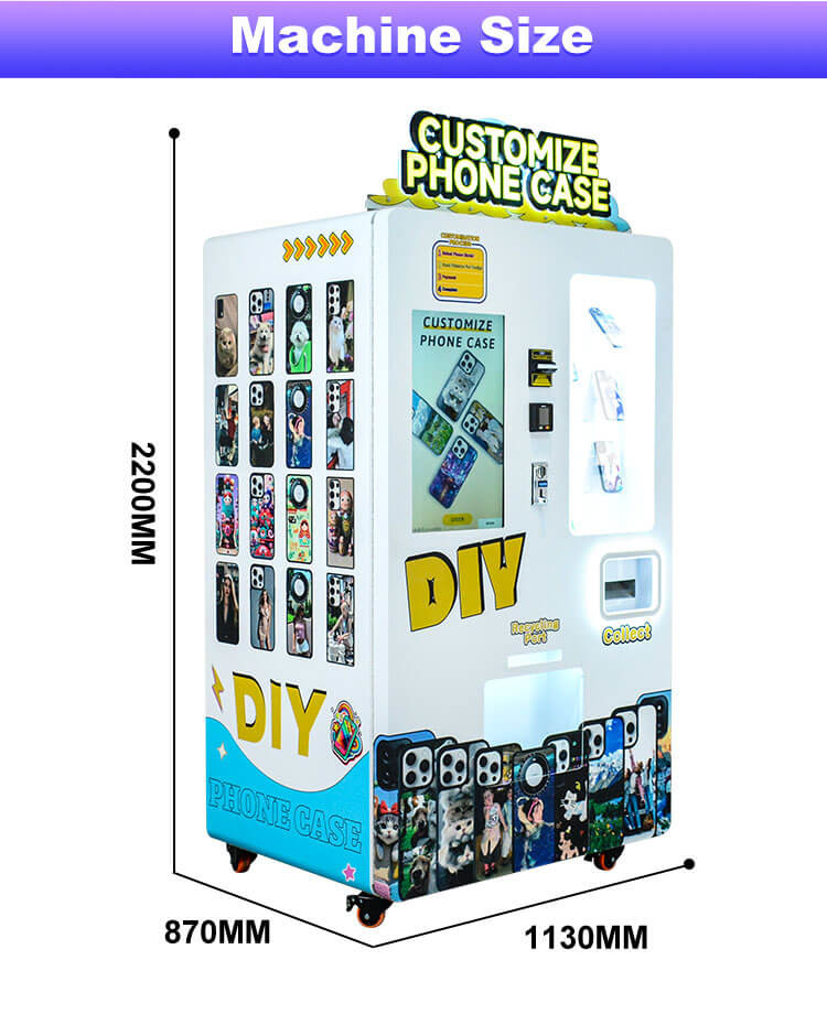 Fast Printing Phone Case Printing Vending Machine Factory OEM / ODM Customization